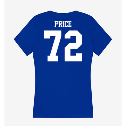 Kentucky - NCAA Football : Coleton Price - Women's V-Neck T-Shirt-1
