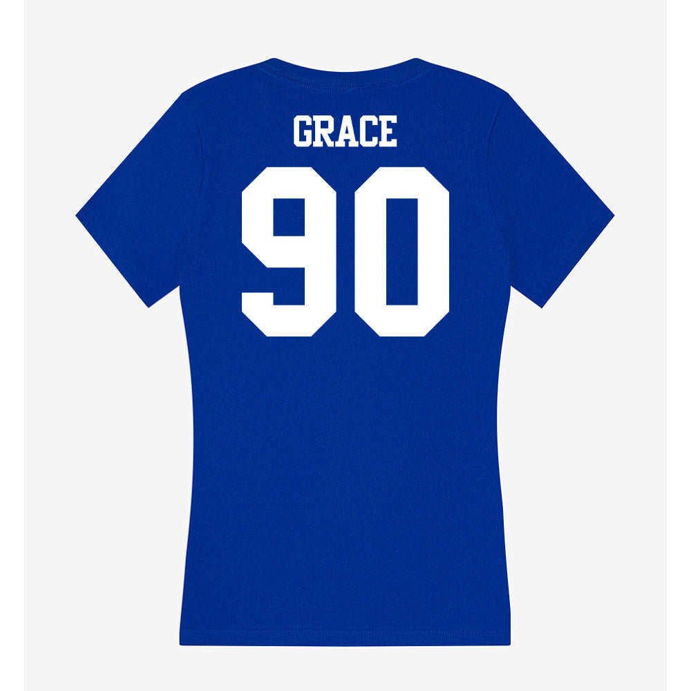 Kentucky - NCAA Football : MiQuise Grace - Women's V-Neck T-Shirt-1