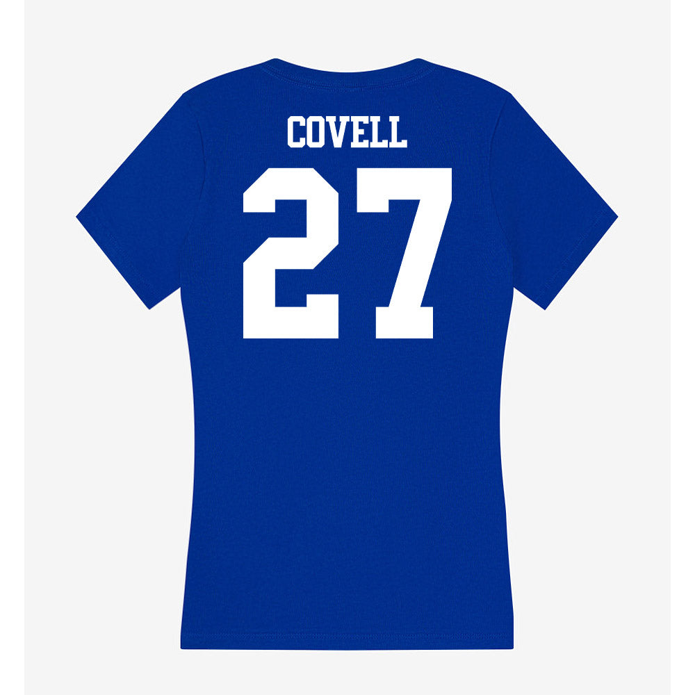 Kentucky - NCAA Women's Volleyball : Brynn Covell - Women's V-Neck T-Shirt-1