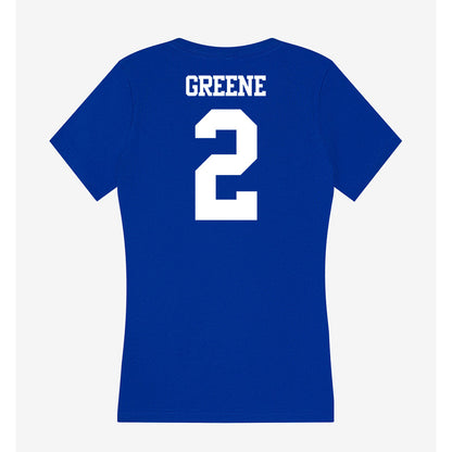 Kentucky - NCAA Football : Samuel Greene - Women's V-Neck T-Shirt-1