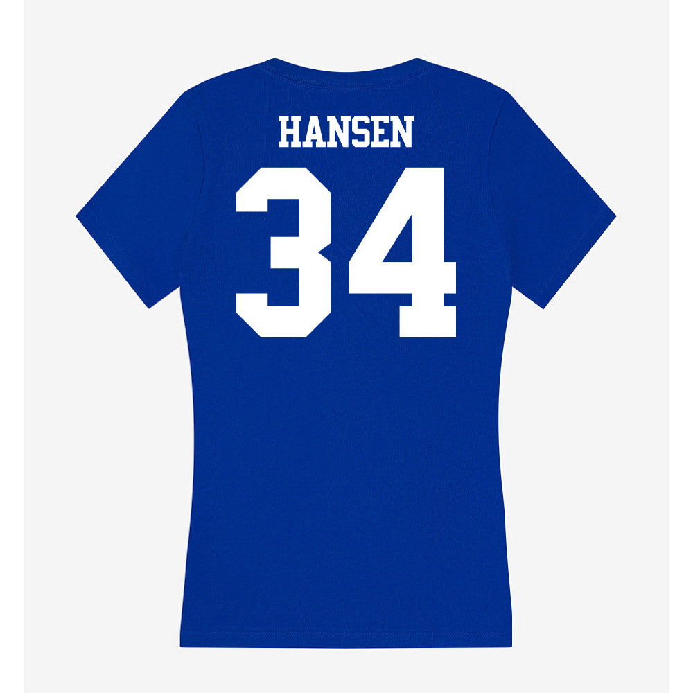 Kentucky - NCAA Baseball : Carson Hansen - Women's V-Neck T-Shirt-1