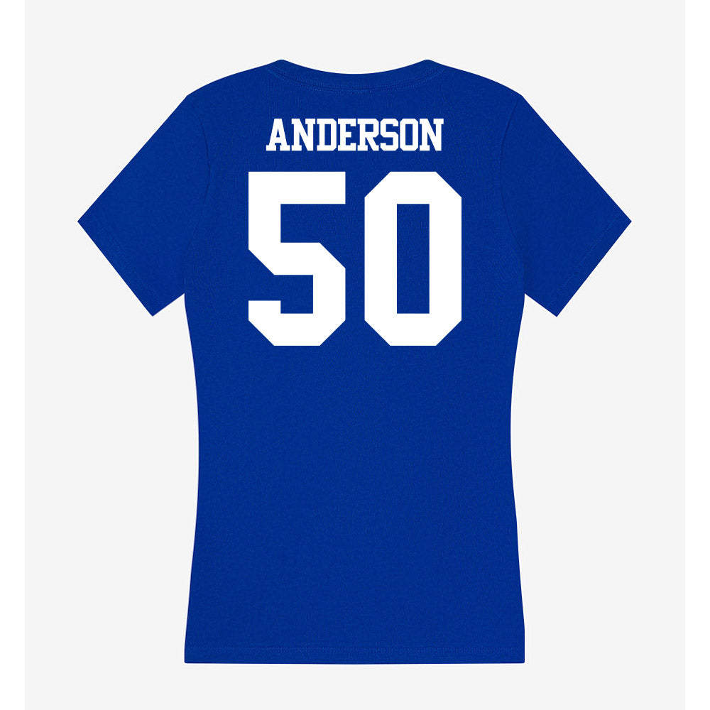 Kentucky - NCAA Football : Max Anderson - Women's V-Neck T-Shirt-1
