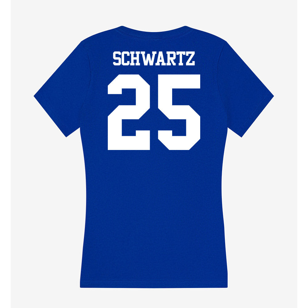 Kentucky - NCAA Baseball : Ryan Schwartz - Women's V-Neck T-Shirt-1