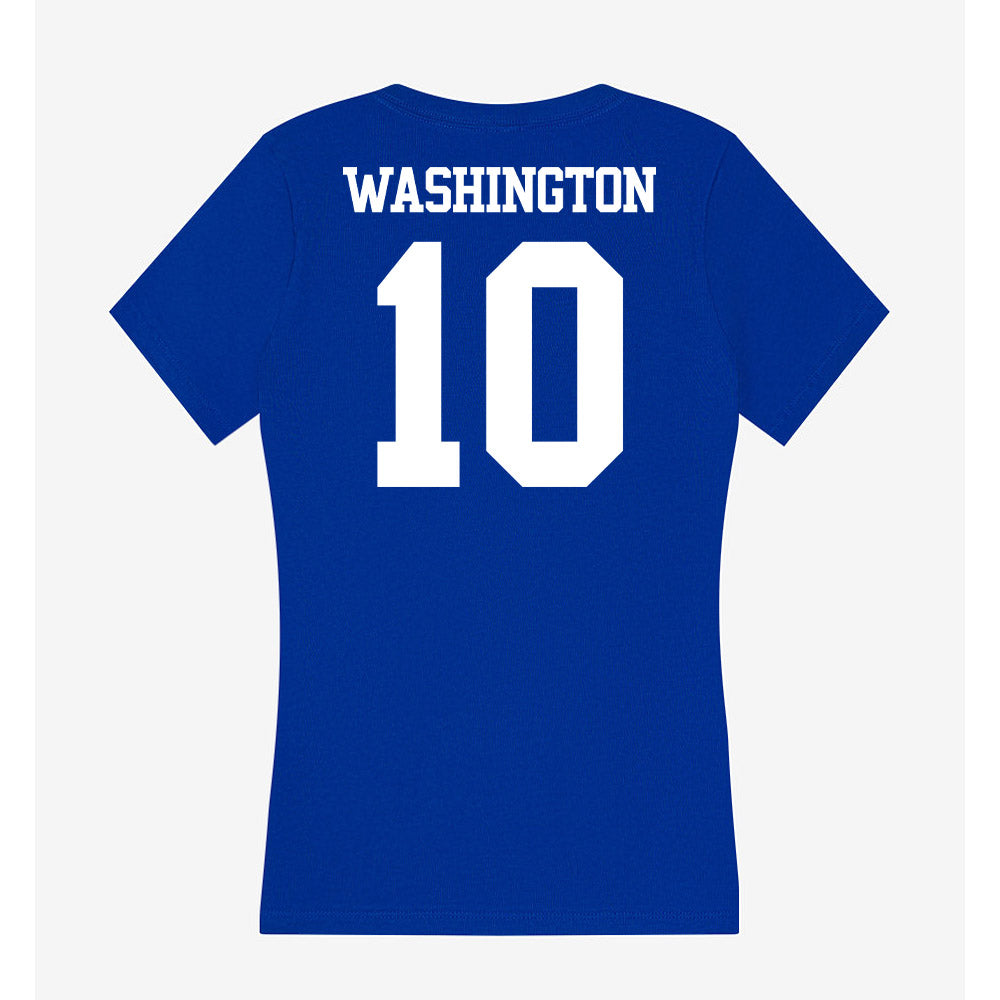Kentucky - NCAA Women's Volleyball : Kennedy Washington - Women's V-Neck T-Shirt-1