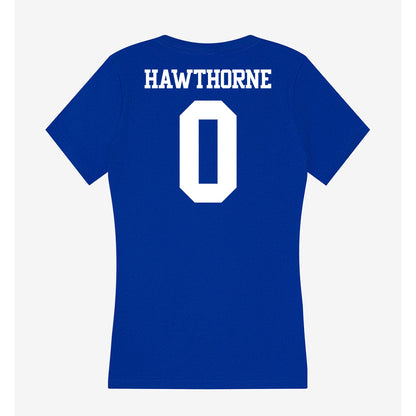 Kentucky - NCAA Men's Basketball : Zyon Hawthorne - Women's V-Neck T-Shirt-1
