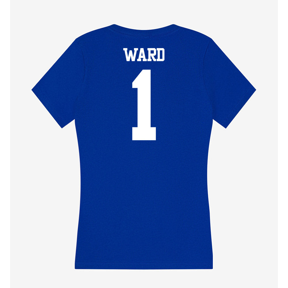 Kentucky - NCAA Women's Volleyball : Trinity Ward - Women's V-Neck T-Shirt-1