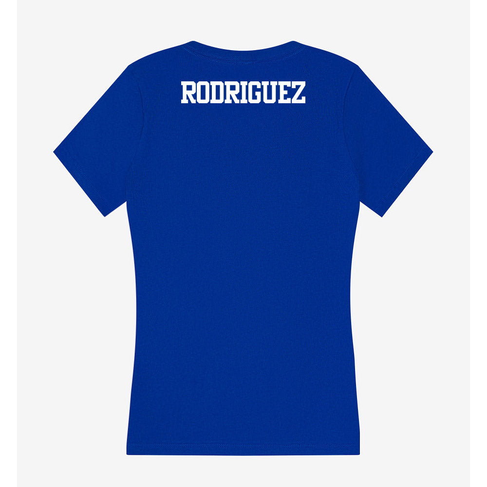 Kentucky - NCAA Women's Gymnastics : Delaynee Rodriguez - Women's V-Neck T-Shirt-1