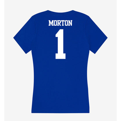 Kentucky - NCAA Men's Basketball : Jerone Morton - Women's V-Neck T-Shirt-1