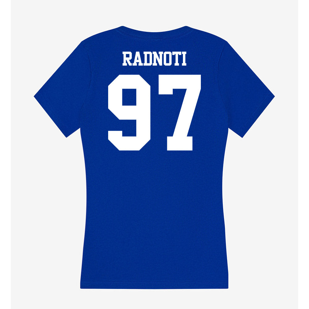 Kentucky - NCAA Football : Spencer Radnoti - Women's V-Neck T-Shirt-1