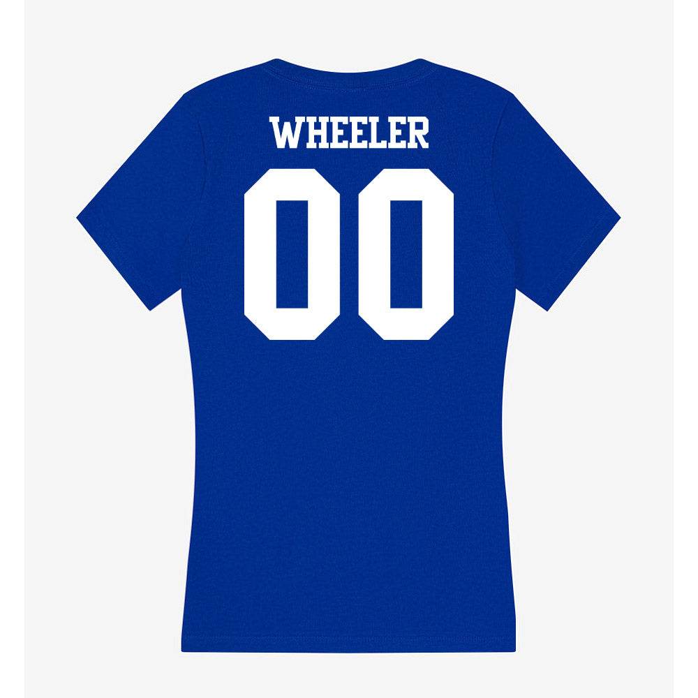 Kentucky - NCAA Football : Jack Wheeler - Women's V-Neck T-Shirt-1