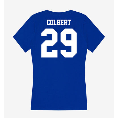 Kentucky - NCAA Football : Jordan Colbert - Women's V-Neck T-Shirt-1