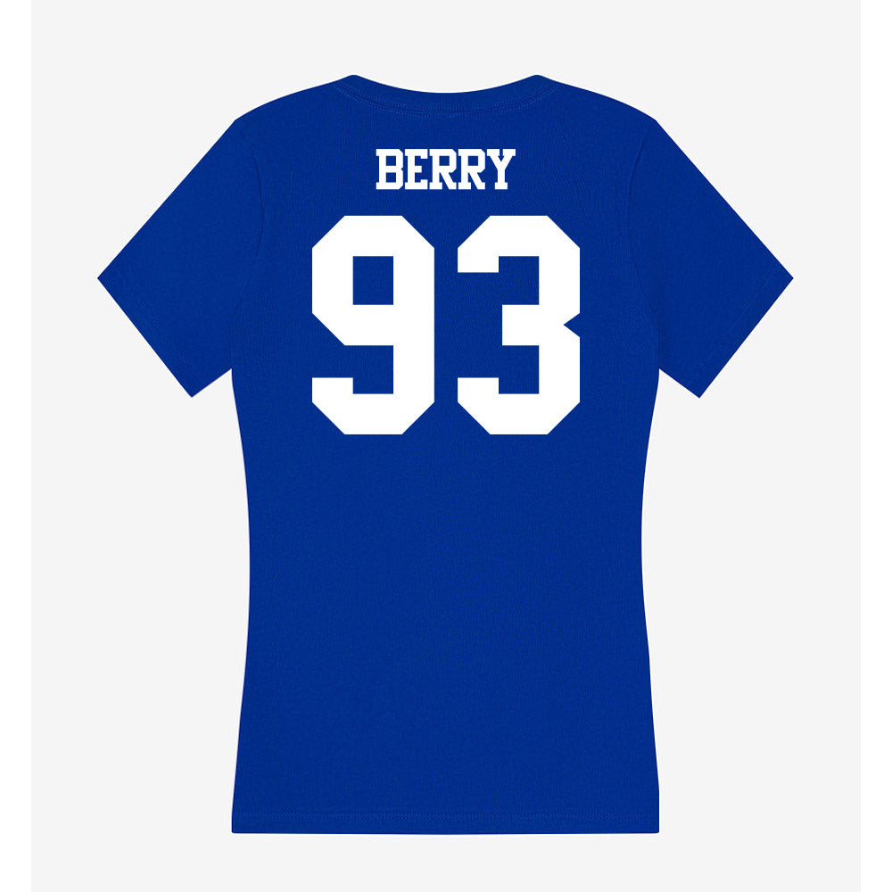 Kentucky - NCAA Football : Wilson Berry - Women's V-Neck T-Shirt-1