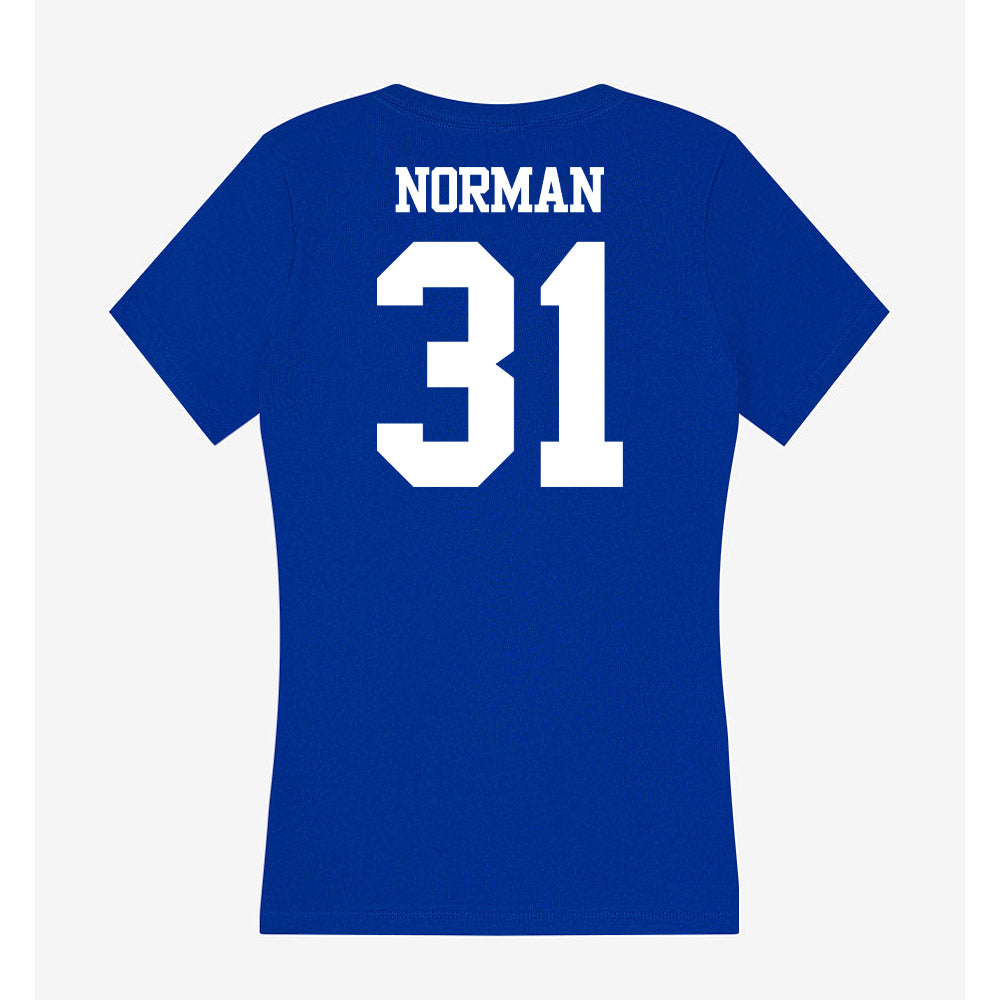 Kentucky - NCAA Football : Quintavion Norman - Women's V-Neck T-Shirt-1