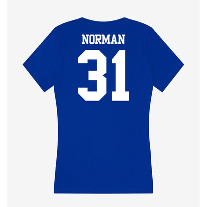 Kentucky - NCAA Football : Quintavion Norman - Women's V-Neck T-Shirt-1
