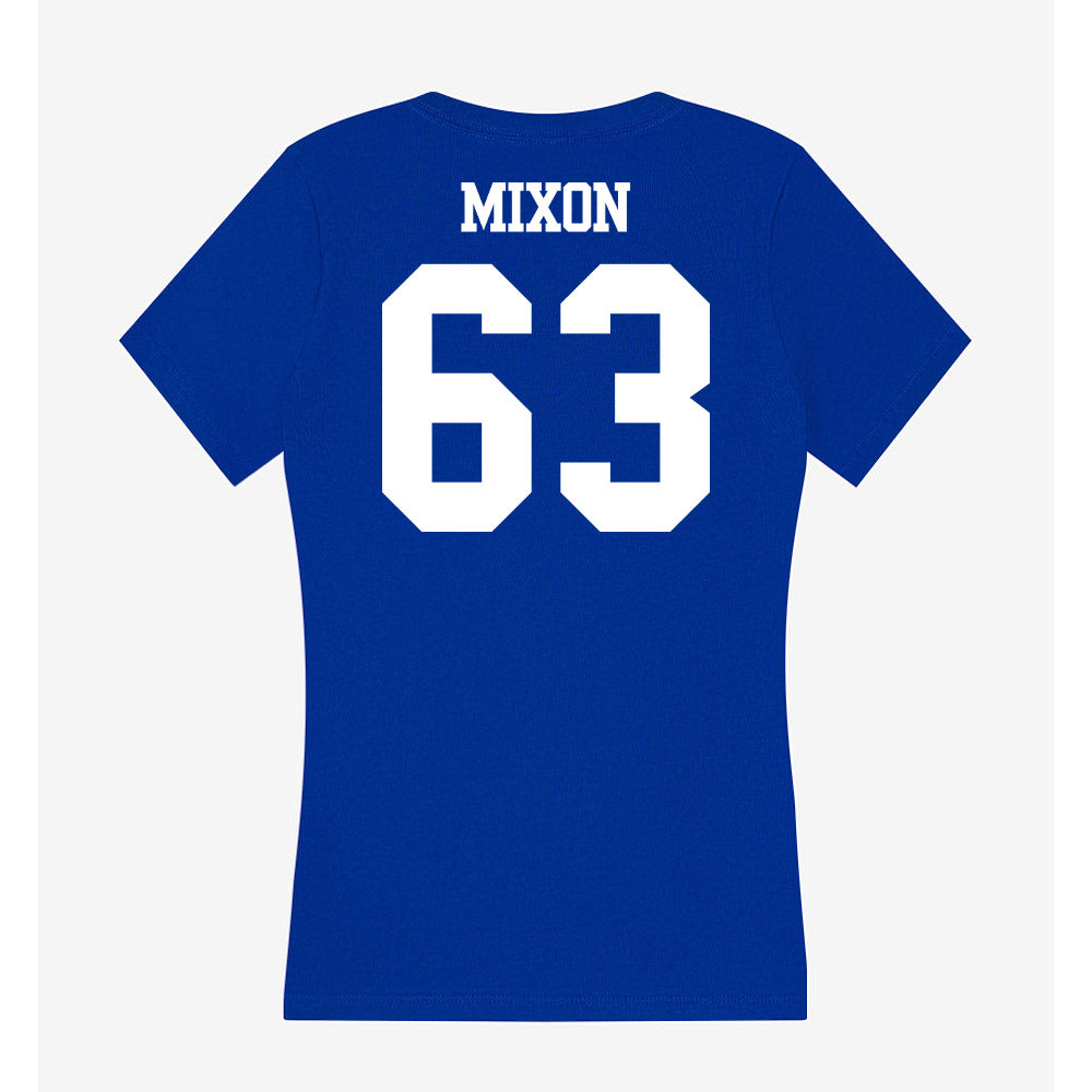 Kentucky - NCAA Football : Kyle Mixon - Women's V-Neck T-Shirt-1