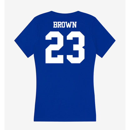 Kentucky - NCAA Baseball : Hudson Brown - Women's V-Neck T-Shirt-1