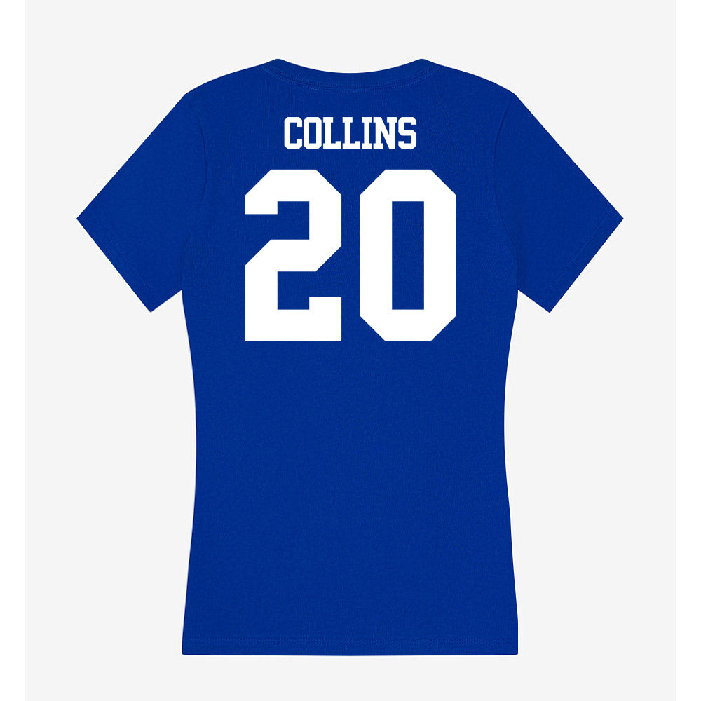 Kentucky - NCAA Women's Basketball : Diana Collins - Women's V-Neck T-Shirt-1