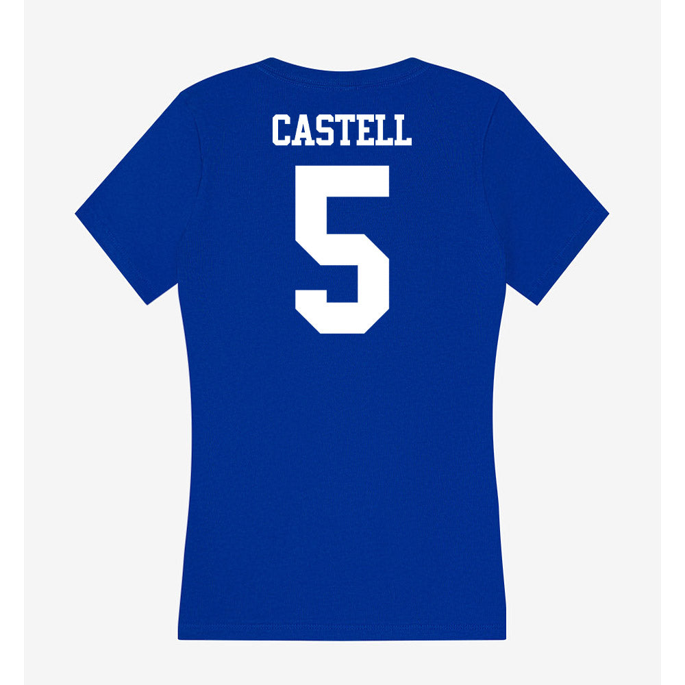 Kentucky - NCAA Football : Jordan Castell - Women's V-Neck T-Shirt-1