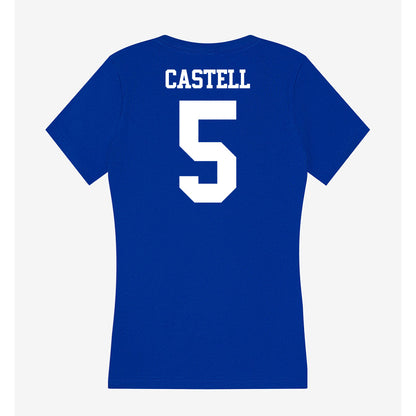 Kentucky - NCAA Football : Jordan Castell - Women's V-Neck T-Shirt-1