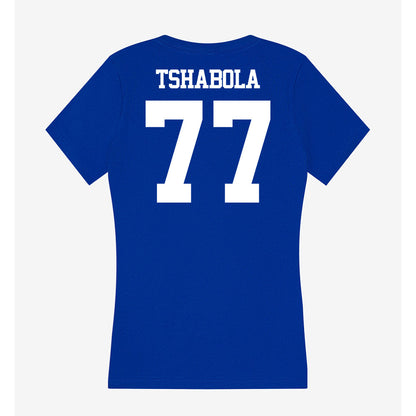 Kentucky - NCAA Football : Tegra Tshabola - Women's V-Neck T-Shirt-1