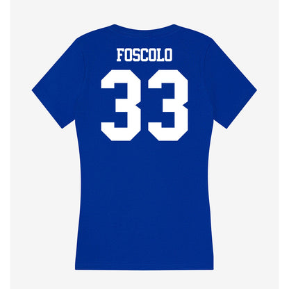 Kentucky - NCAA Baseball : Ryan Foscolo - Women's V-Neck T-Shirt-1