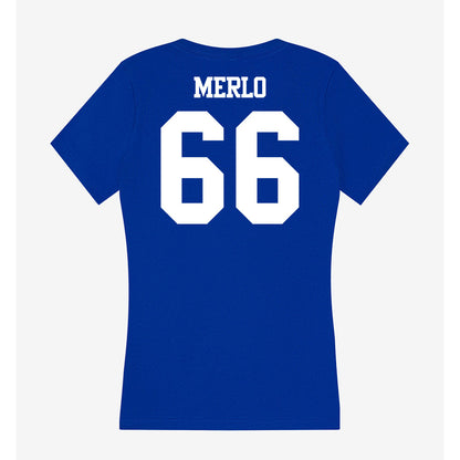 Kentucky - NCAA Football : Tino Merlo - Women's V-Neck T-Shirt-1