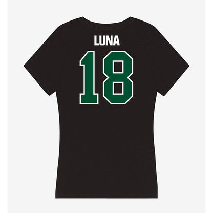 Miami - NCAA Football : Riply Luna - Women's V-Neck T-Shirt-1