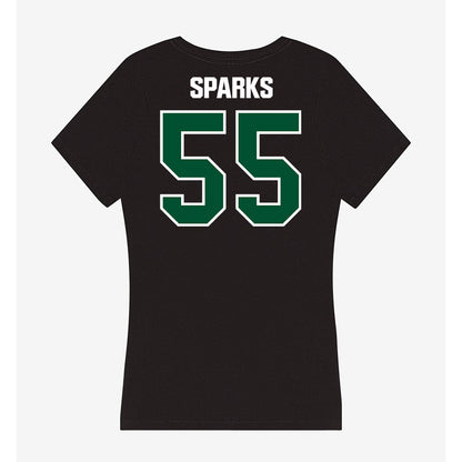 Miami - NCAA Football : JJ Sparks - Women's V-Neck T-Shirt-1