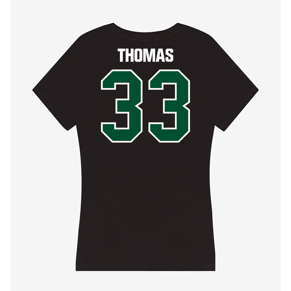 Miami - NCAA Football : Nick Thomas - Women's V-Neck T-Shirt-1