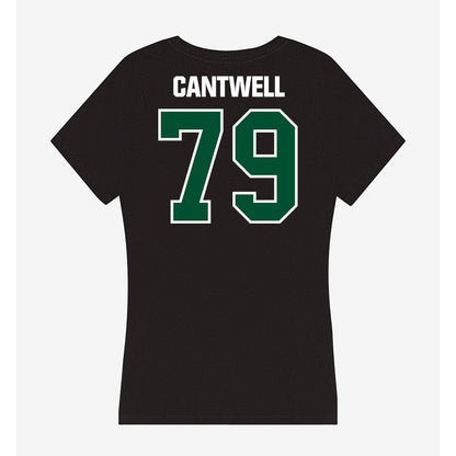 Miami - NCAA Football : Jackson Cantwell - Women's V-Neck T-Shirt-1