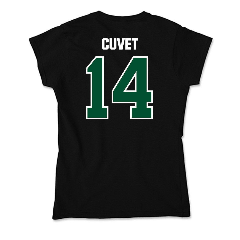 Miami - NCAA Baseball : Daniel Cuvet - Soft Style Women’s T-Shirt-1