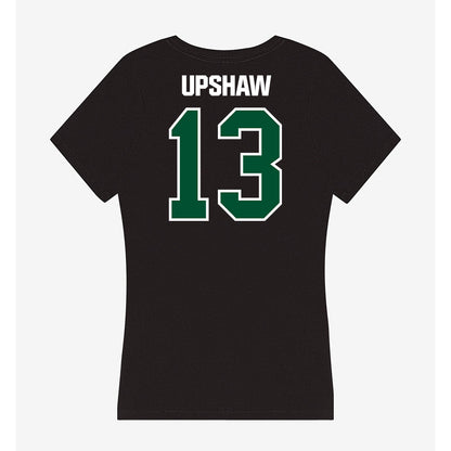 Miami - NCAA Football : Daylyn Upshaw - Women's V-Neck T-Shirt-1