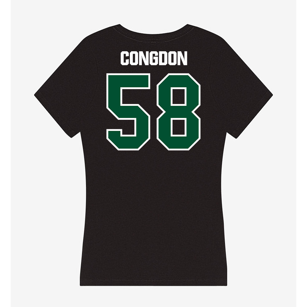 Miami - NCAA Football : Ben Congdon - Women's V-Neck T-Shirt-1