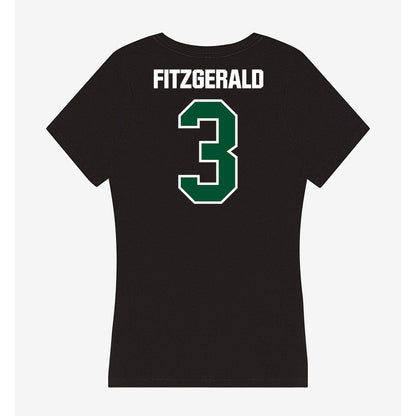 Miami - NCAA Football : Bryce Fitzgerald - Women's V-Neck T-Shirt-1