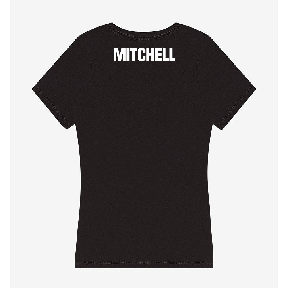 Miami - NCAA Men's Track & Field : Cason Mitchell - Women's V-Neck T-Shirt-1