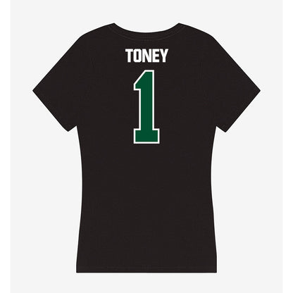 Miami - NCAA Football : Malachi Toney - Women's V-Neck T-Shirt-1