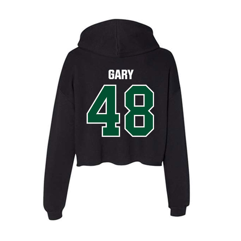 Miami - NCAA Baseball : Bennett Gary - Women's Crop Fleece Hoodie-1