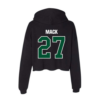 Miami - NCAA Football : Ryan Mack - Women's Crop Fleece Hoodie-1