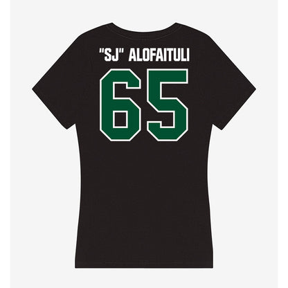 Miami - NCAA Football : Seuseu "SJ" Alofaituli - Women's V-Neck T-Shirt-1