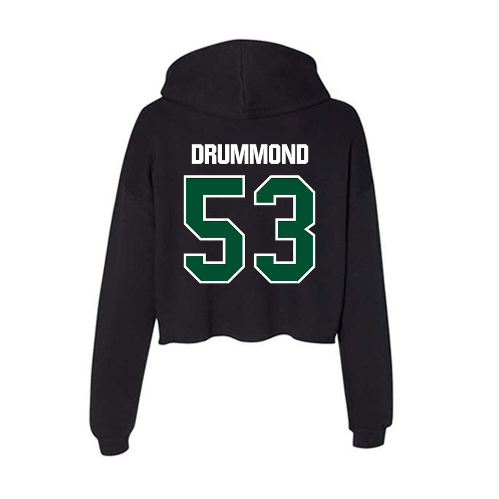 Miami - NCAA Baseball : Lj Drummond - Women's Crop Fleece Hoodie-1