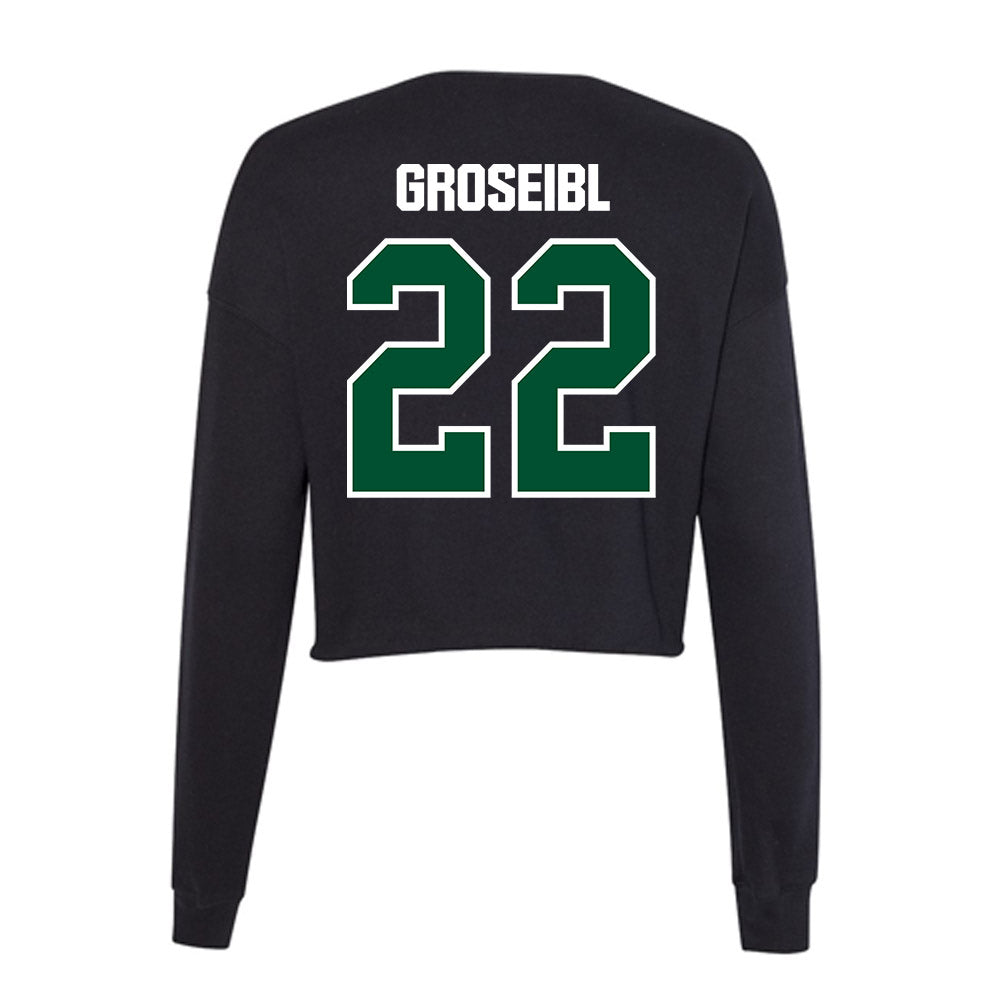 Miami - NCAA Women's Soccer : Sara Groseibl - Women's Cropped Crew Fleece-1