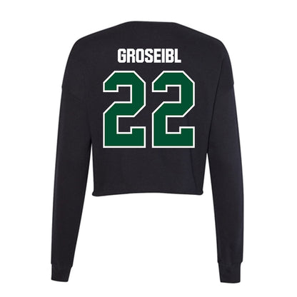 Miami - NCAA Women's Soccer : Sara Groseibl - Women's Cropped Crew Fleece-1