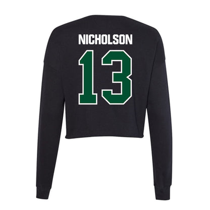 Miami - NCAA Women's Soccer : Crosby Nicholson - Women's Cropped Crew Fleece-1