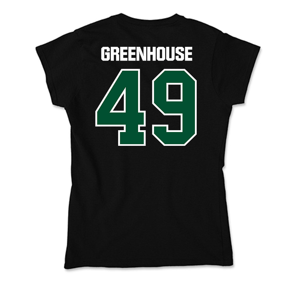 Miami - NCAA Baseball : Mason Greenhouse - Soft Style Women’s T-Shirt-1