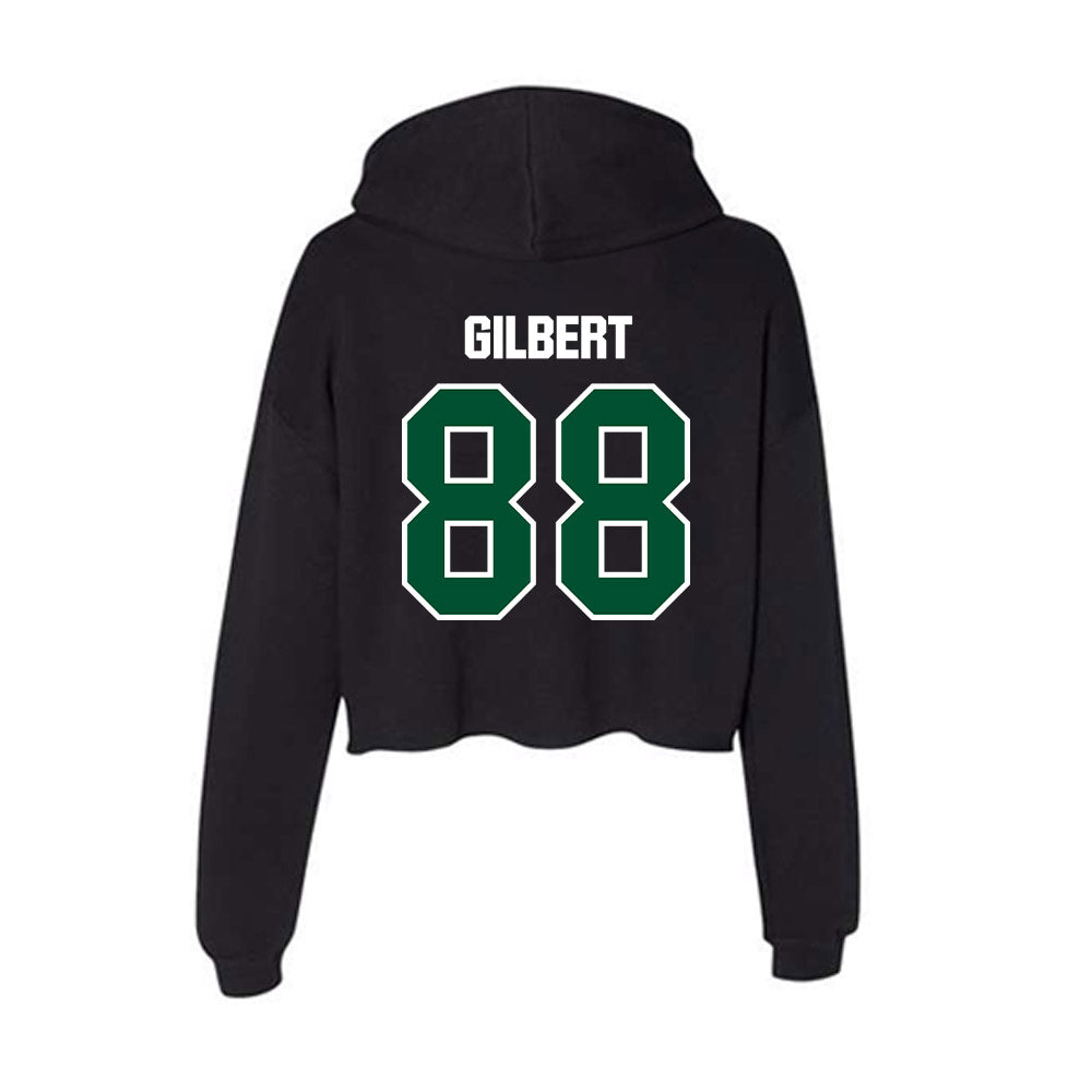 Miami - NCAA Football : Luka Gilbert - Women's Crop Fleece Hoodie-1