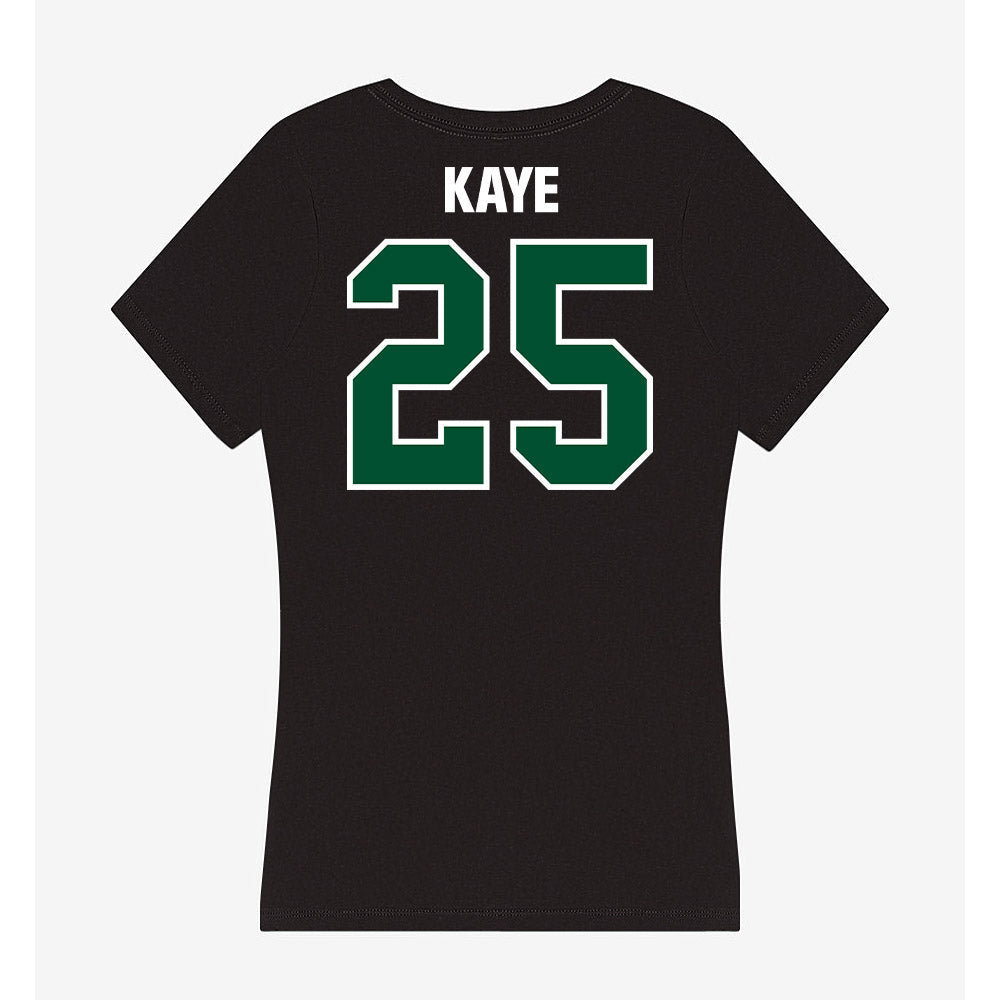 Miami - NCAA Women's Soccer : Jessica Kaye - Women's V-Neck T-Shirt-1