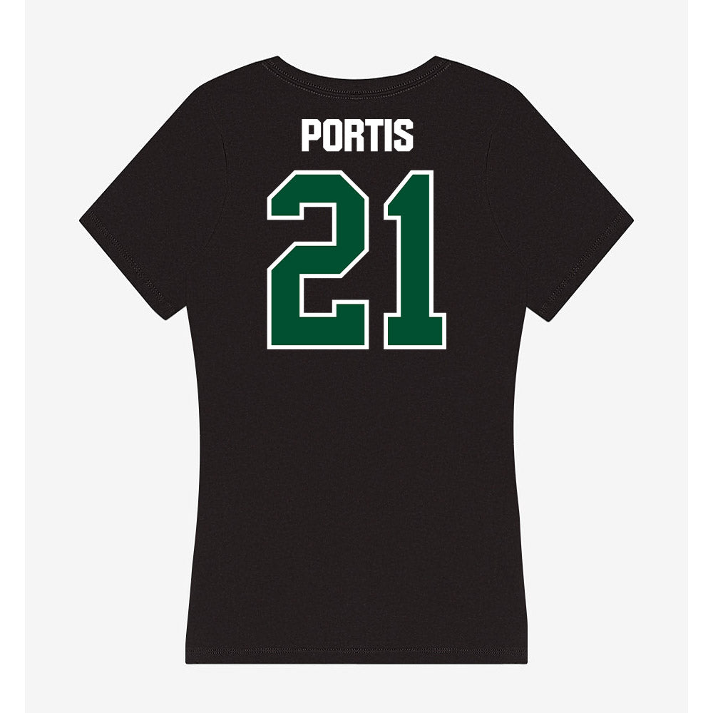Miami - NCAA Football : Camdin Portis - Women's V-Neck T-Shirt-1