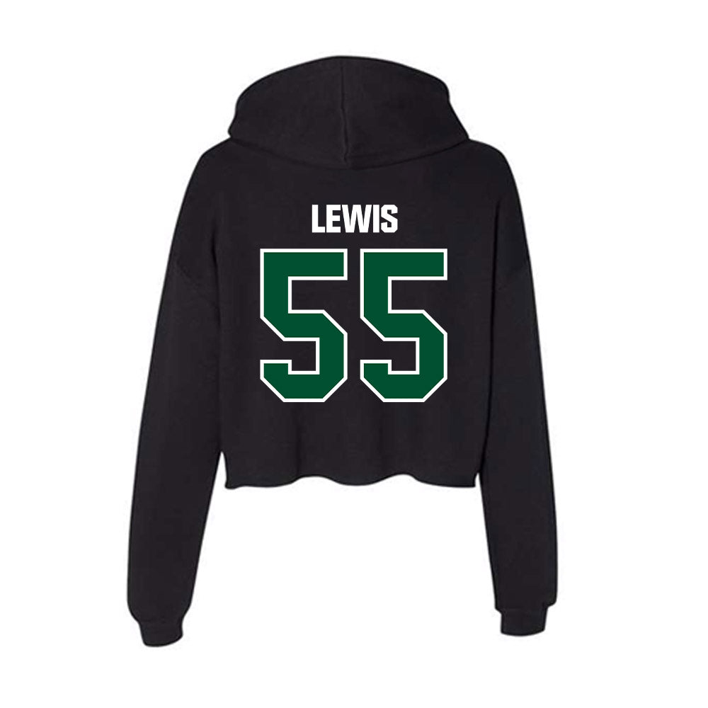 Miami - NCAA Men's Basketball : Acaden Lewis - Women's Crop Fleece Hoodie-1