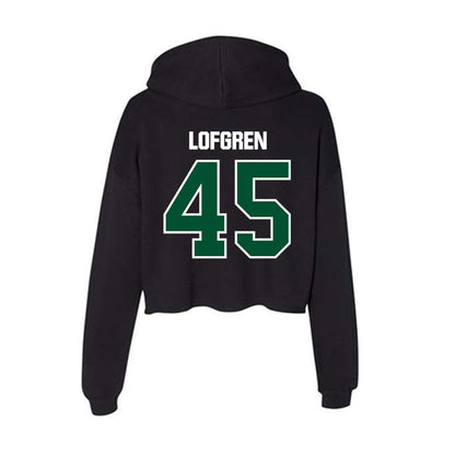 Miami - NCAA Baseball : Brixton Lofgren - Women's Crop Fleece Hoodie-1