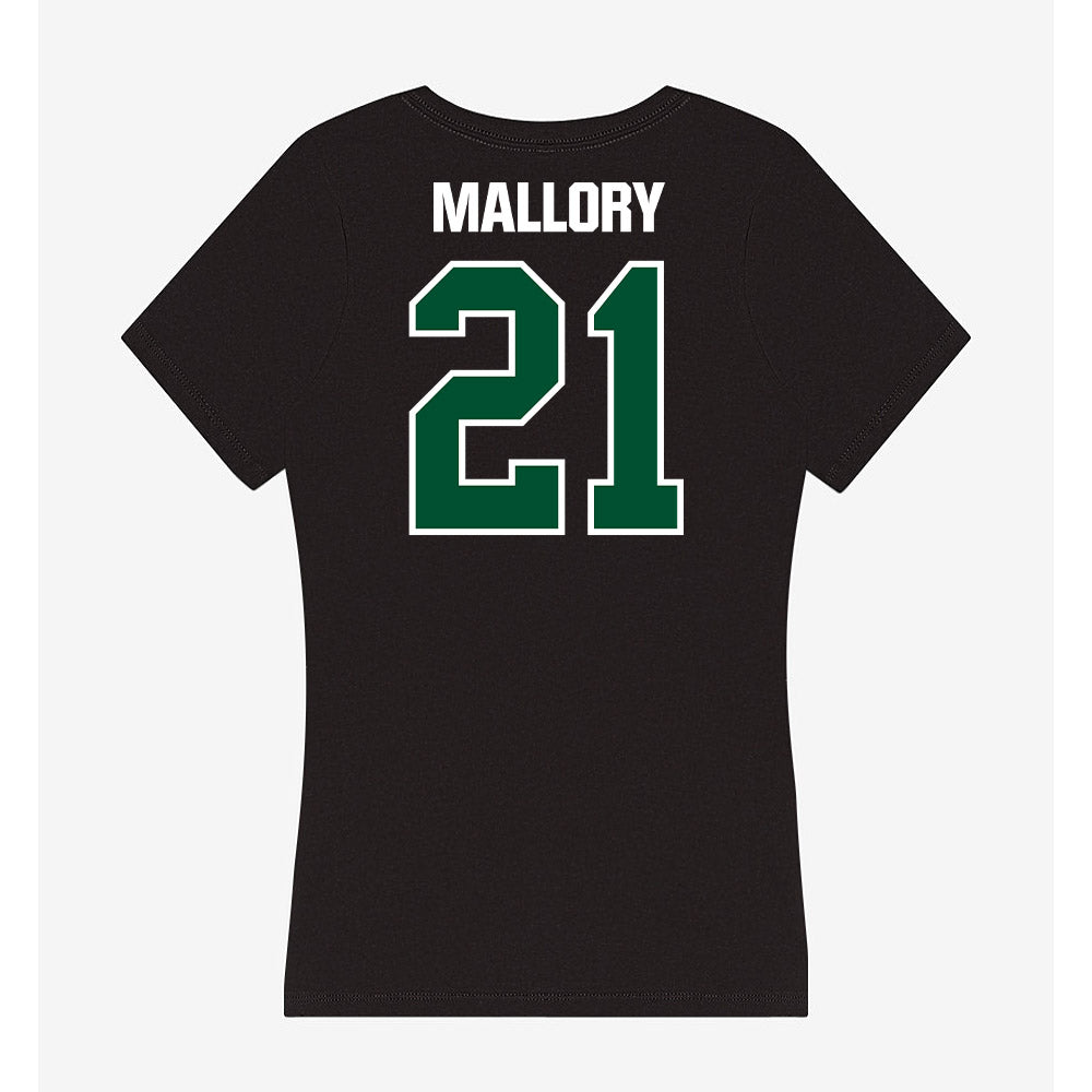 Miami - NCAA Football : Javian Mallory - Women's V-Neck T-Shirt-1